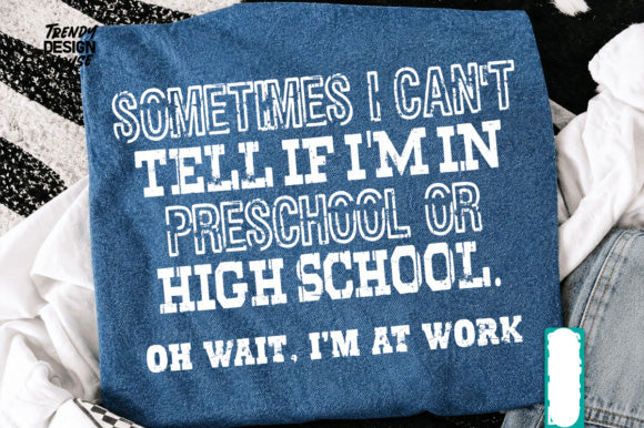 I'm at Work Graphic Tee
