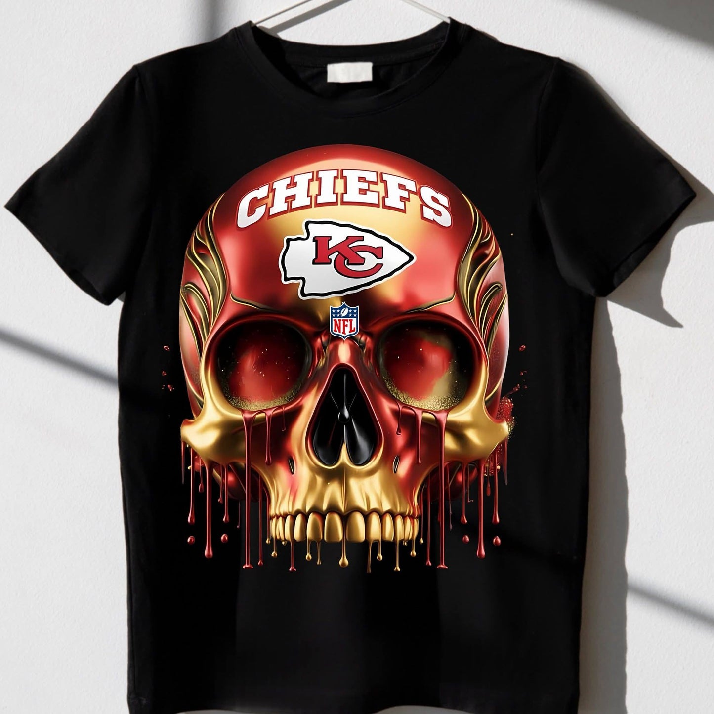 Chiefs Metal Skull Graphic Tee
