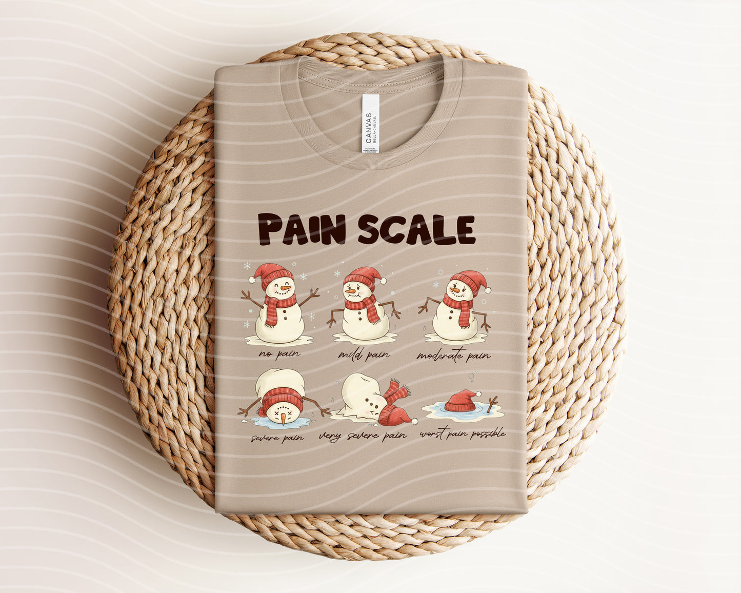 Pain Scale Graphic Tee