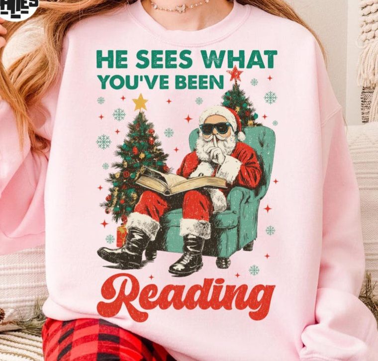 He Sees What You've Been Reading Graphic Tee