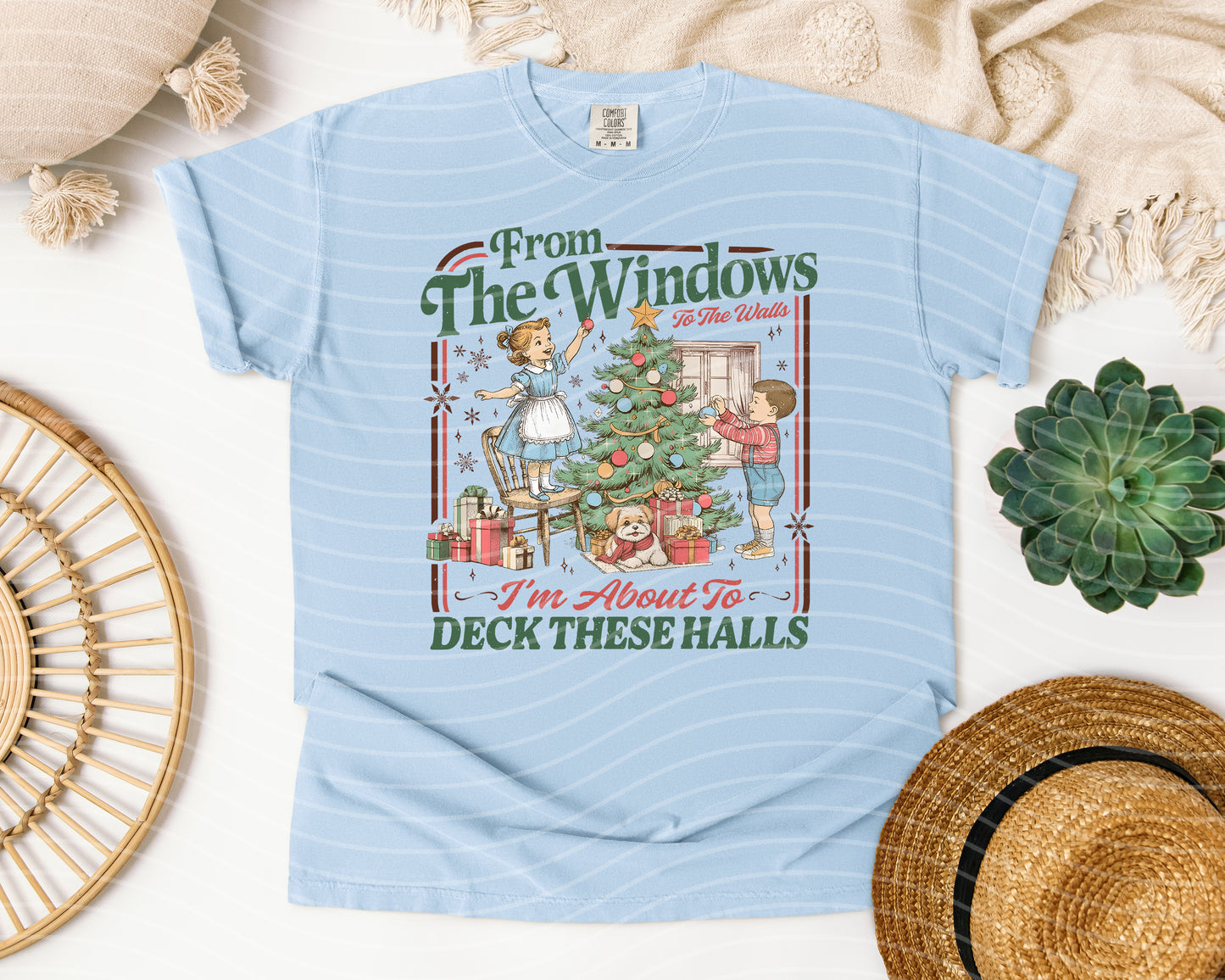 I'm About to Deck These Halls Graphic Tee