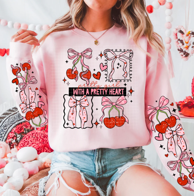Pretty Girl with a Petty Heart Graphic Tee
