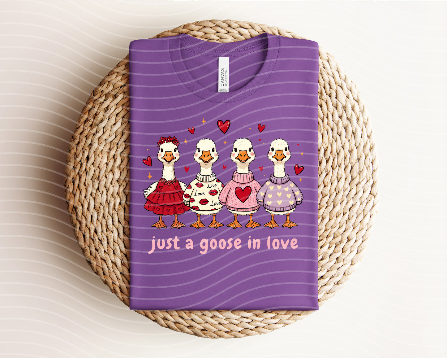 Just a Goose in Love Graphic Tee