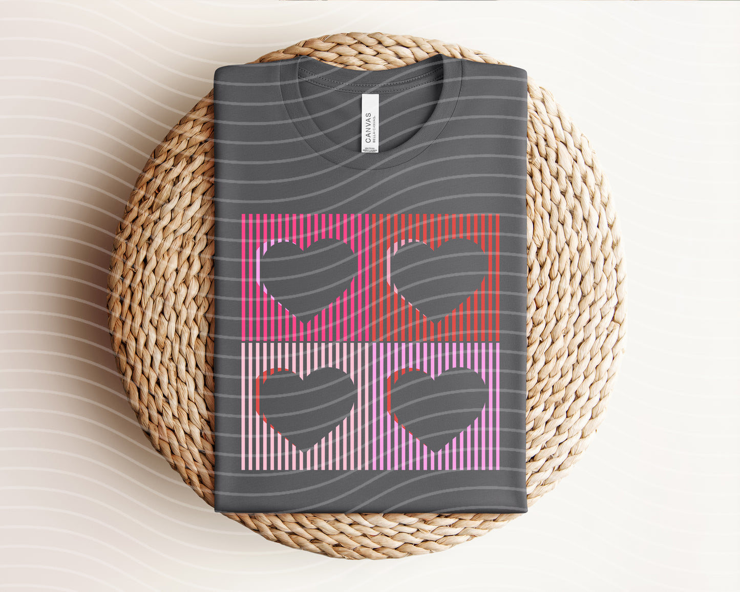 Heart Squares Graphic Tee