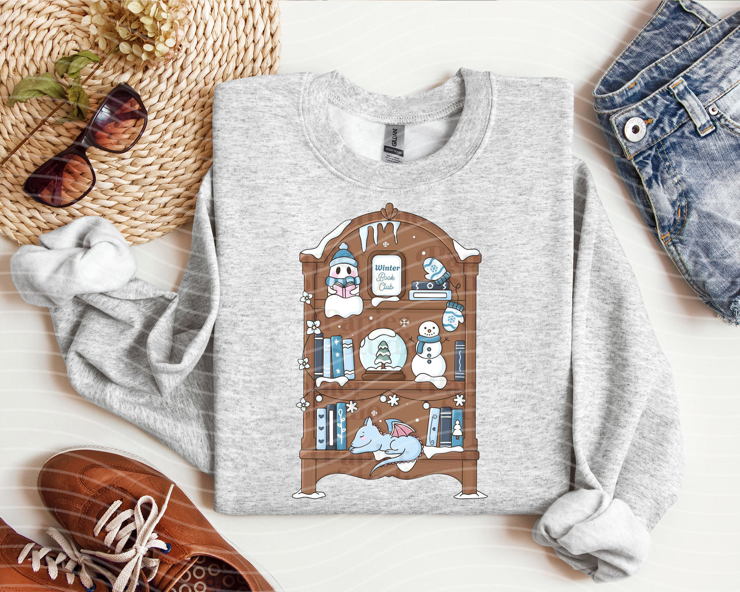 Winter Book Club Graphic Tee