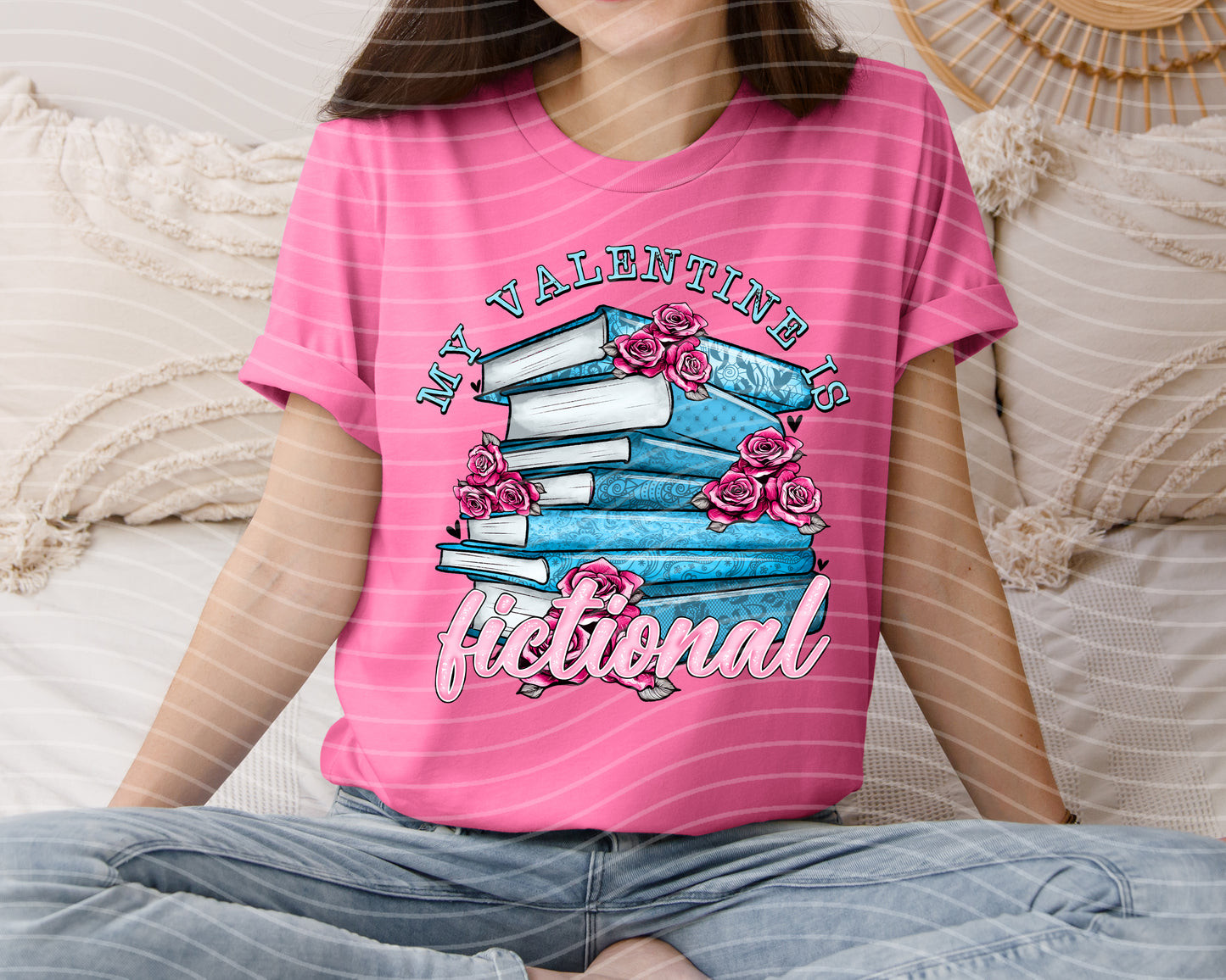 My Valentine is Fictional Graphic Tee