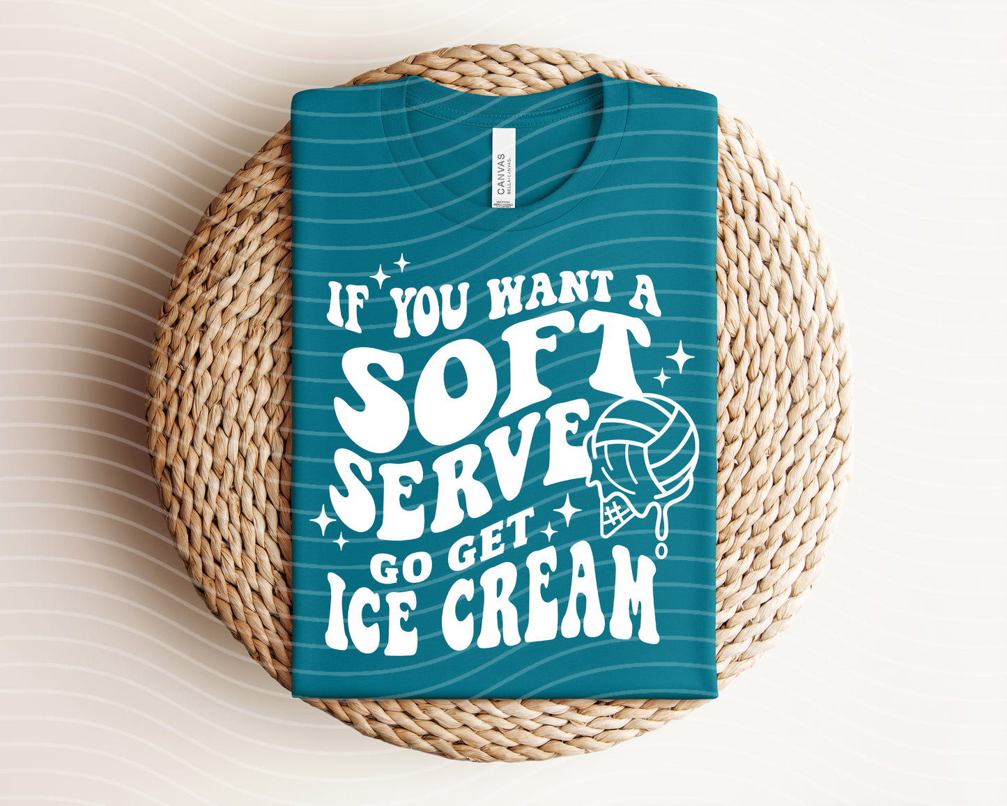 If You Want a Soft Serve Go Get Ice Cream Graphic Tee