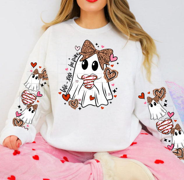 Love XOXO Be Mine Ghost Graphic Tee