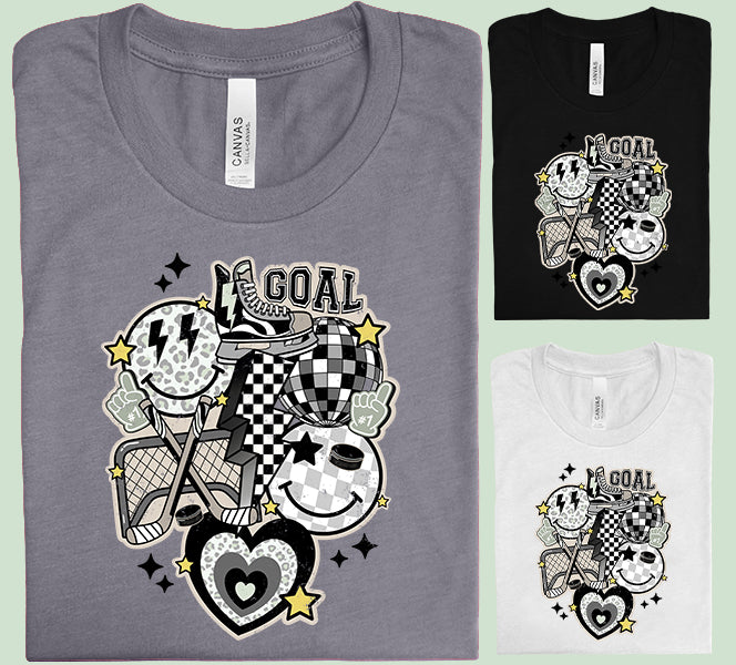 Hockey Collage Graphic Tee