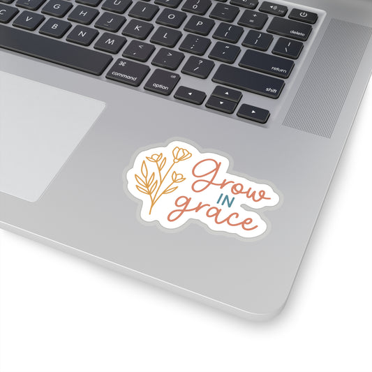 Grow in Grace Sticker Bright Colors | Fun Stickers | Happy Stickers | Must Have Stickers | Laptop Stickers | Best Stickers | Gift Ideas