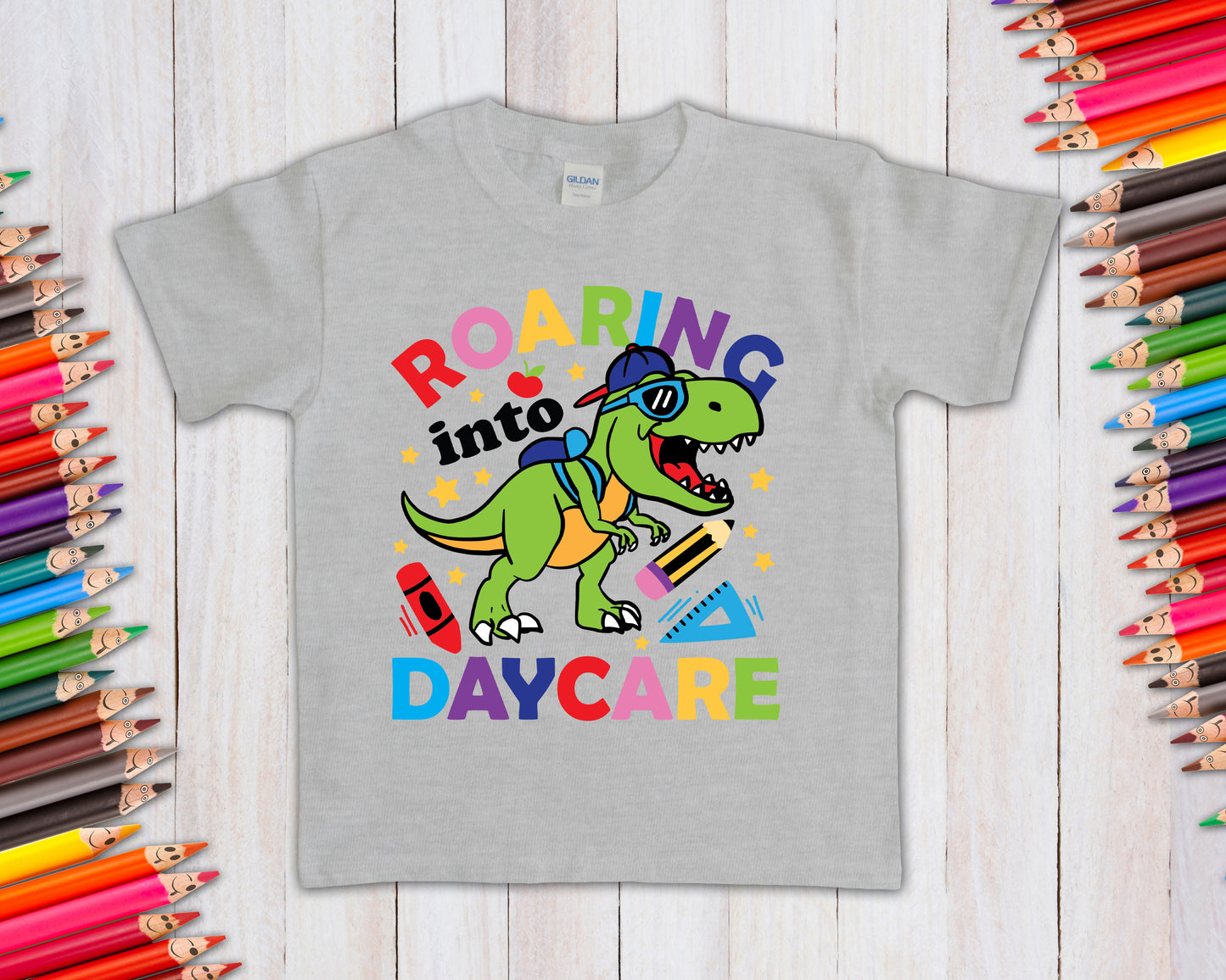 Roaring Into Daycare Graphic Tee