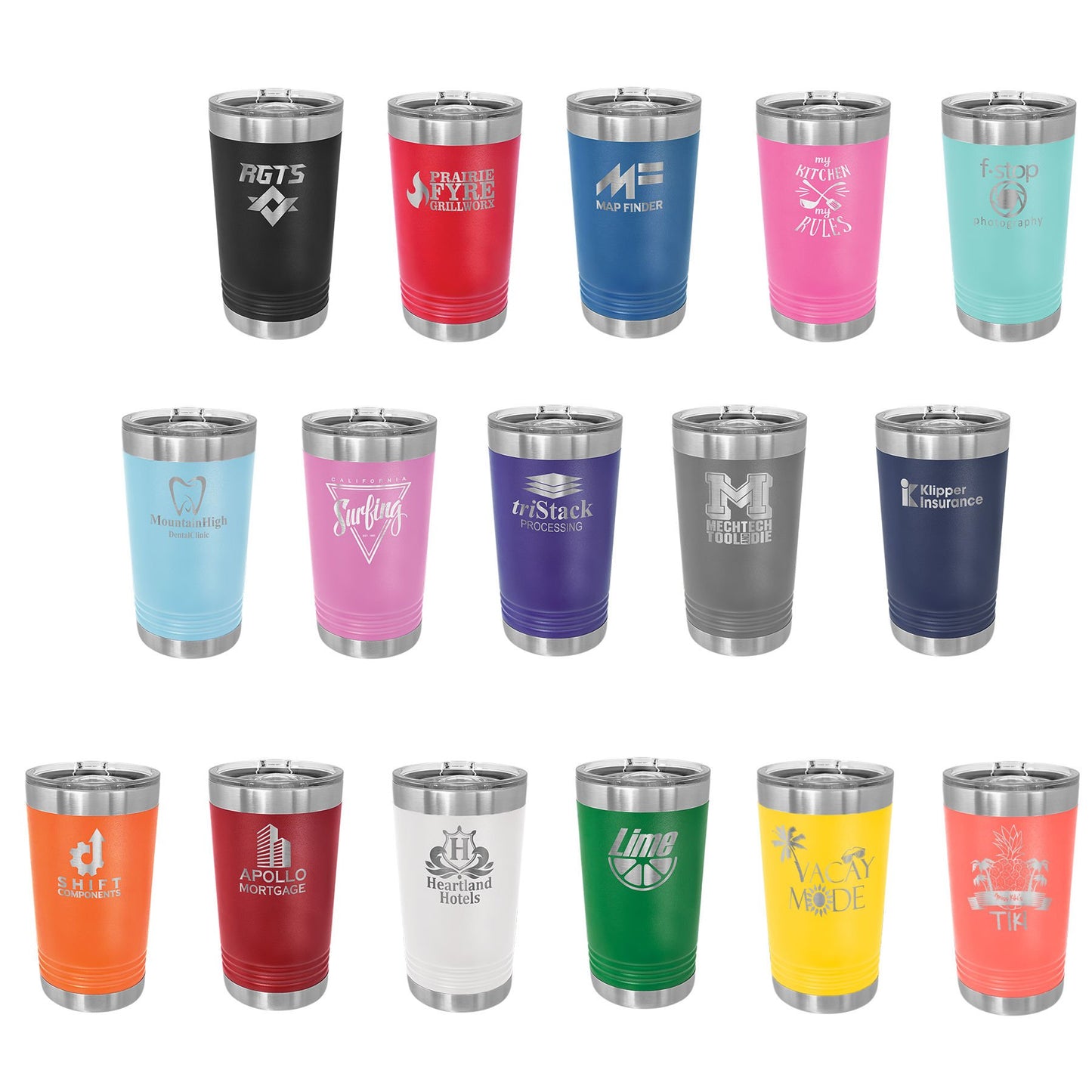 Custom 16 Oz Polar Camel Pint Tumbler