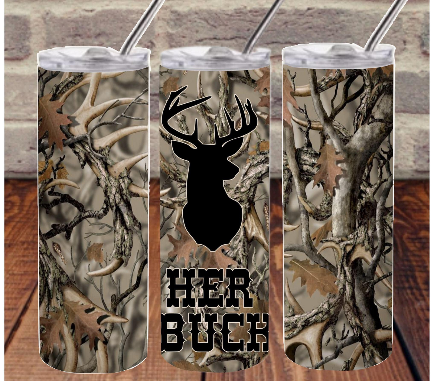 Her Buck 20 Oz Skinny Tumbler