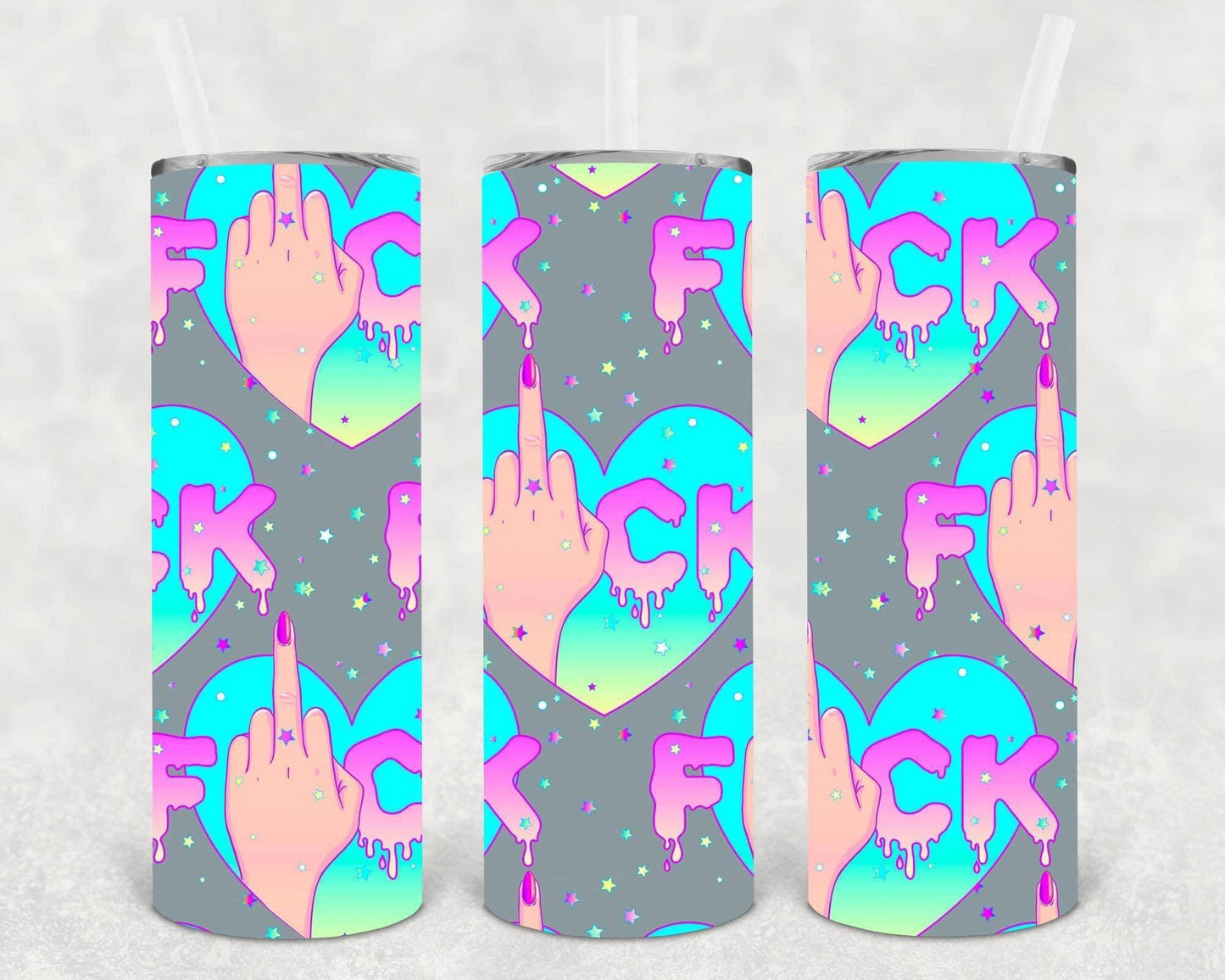F*** 20 Oz Skinny Tumbler