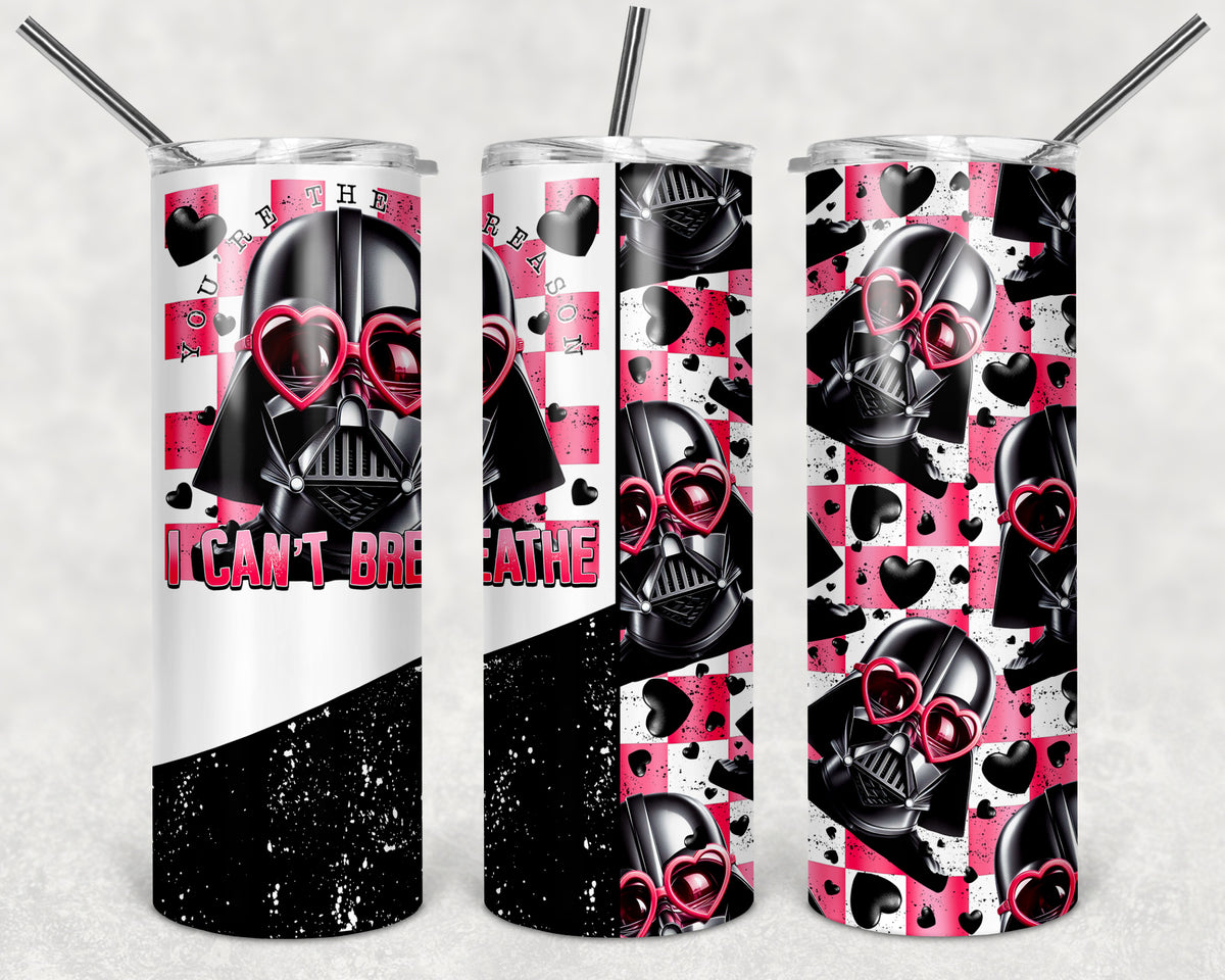 You're the Reason I Can't Breathe 20 oz Skinny Tumbler