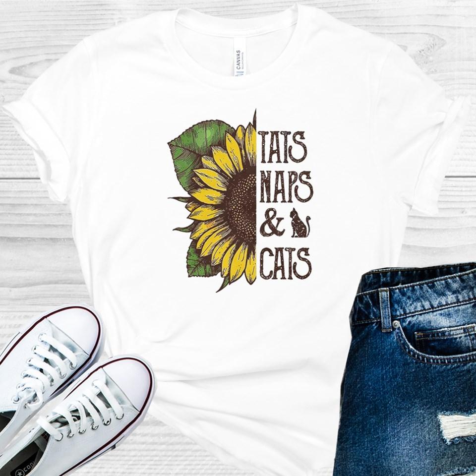 Tats Cats And Naps Graphic Tee Graphic Tee