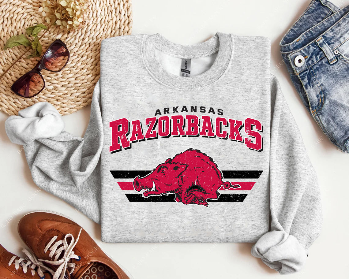 Vintage Team Razorbacks Graphic Tee