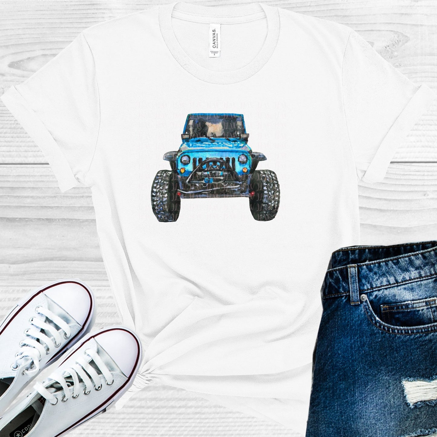 Off-Roading Jeep Graphic Tee Graphic Tee
