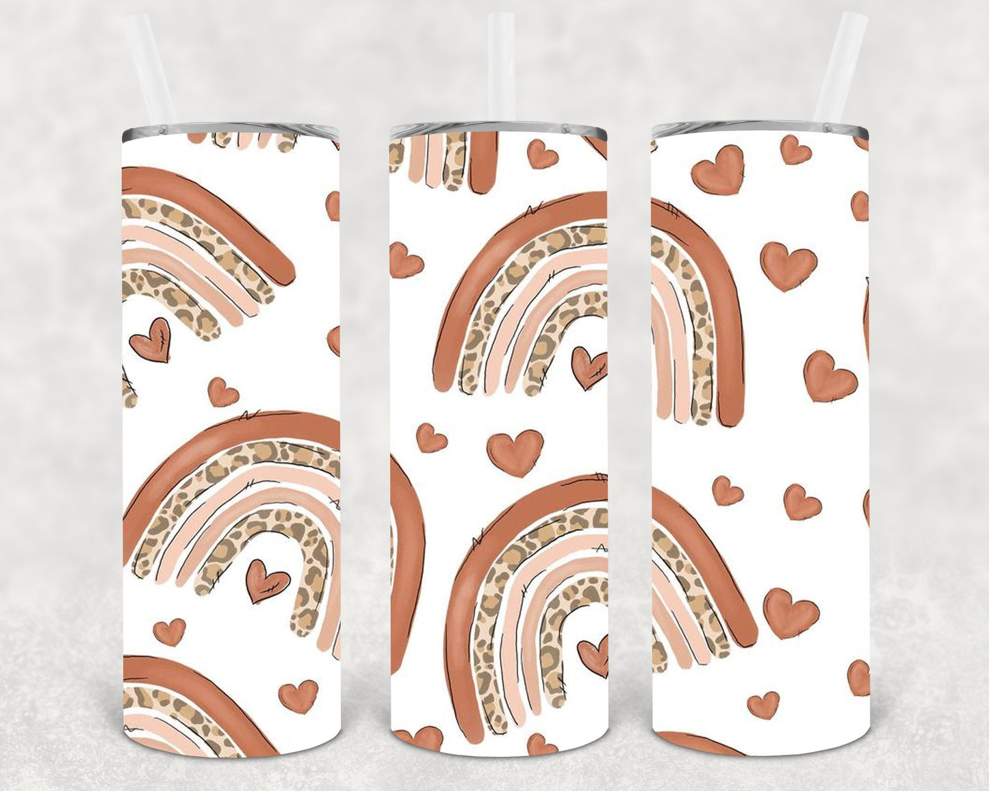 Rainbow 20 Oz Skinny Tumbler