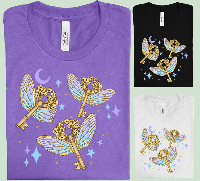 Flying Keys Graphic Tee