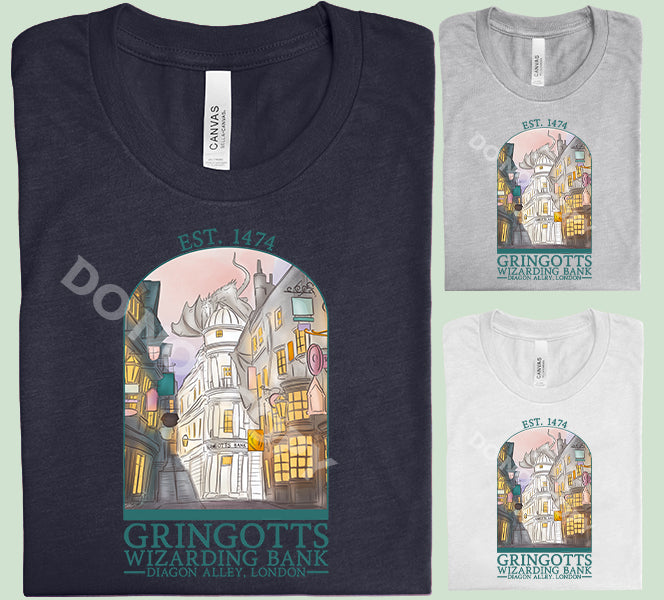 Gringott's Wizarding Bank Graphic Tee
