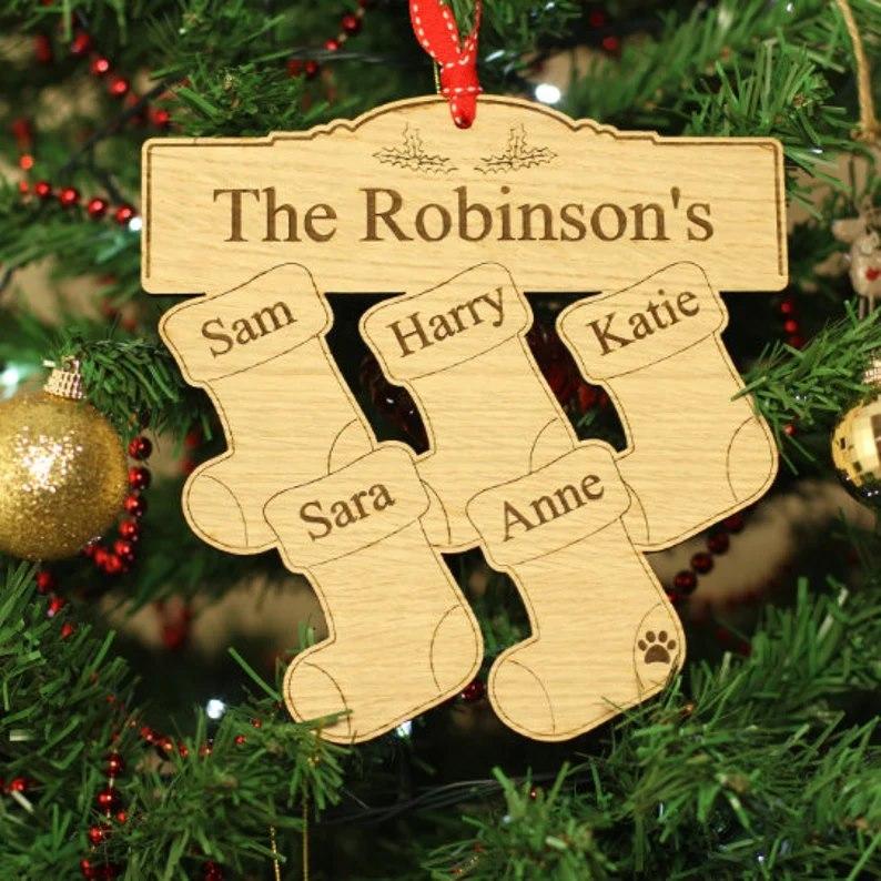 Customized Family Ornament