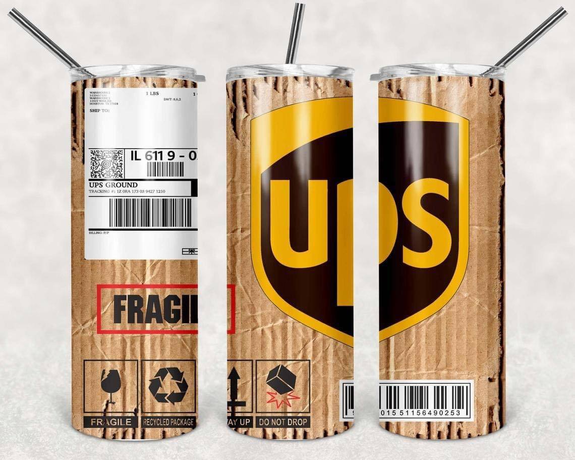 Ups 20 Oz Skinny Tumbler