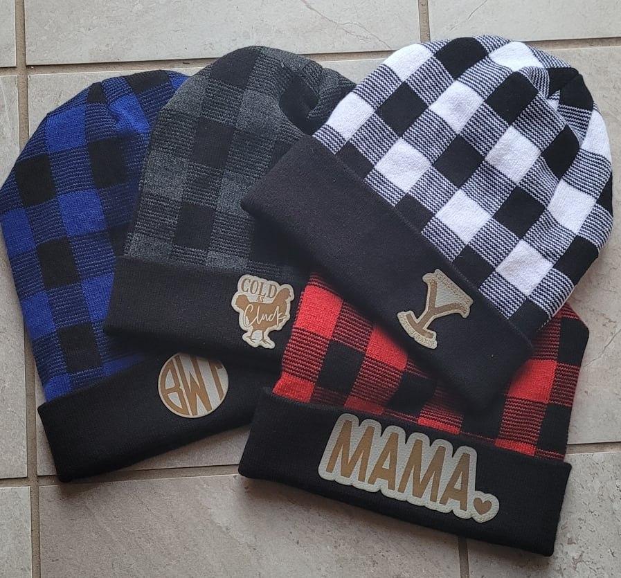 Plaid Cold As Cluck Beanie
