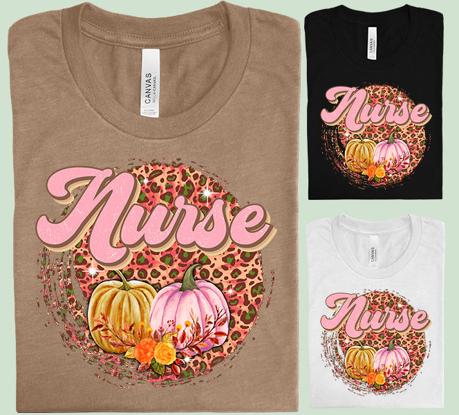 Nurse Pumpkin Graphic Tee
