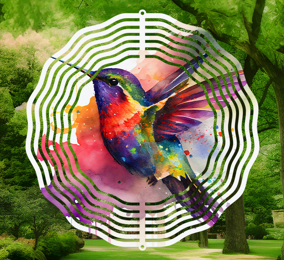Hummingbird Wind Spinner