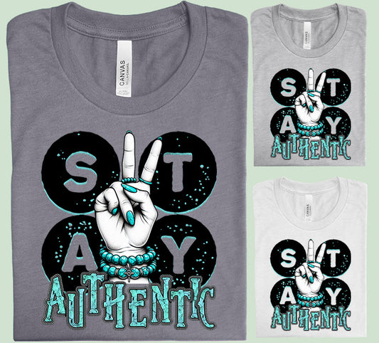 Stay Authentic Graphic Tee