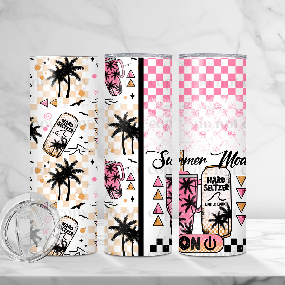 Summer Mode 20 oz Skinny Tumbler