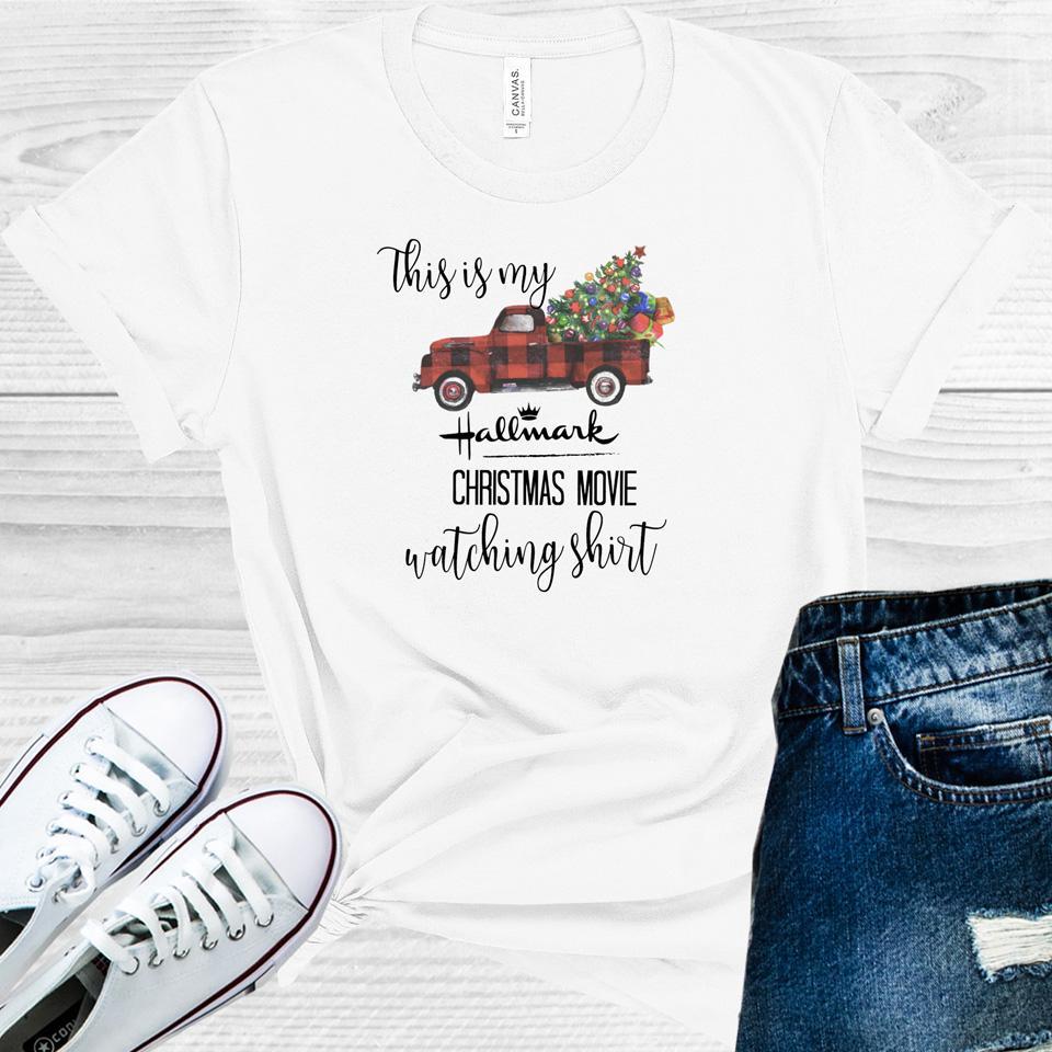 This Is My Hallmark Christmas Movie Watching Shirt Graphic Tee Graphic Tee