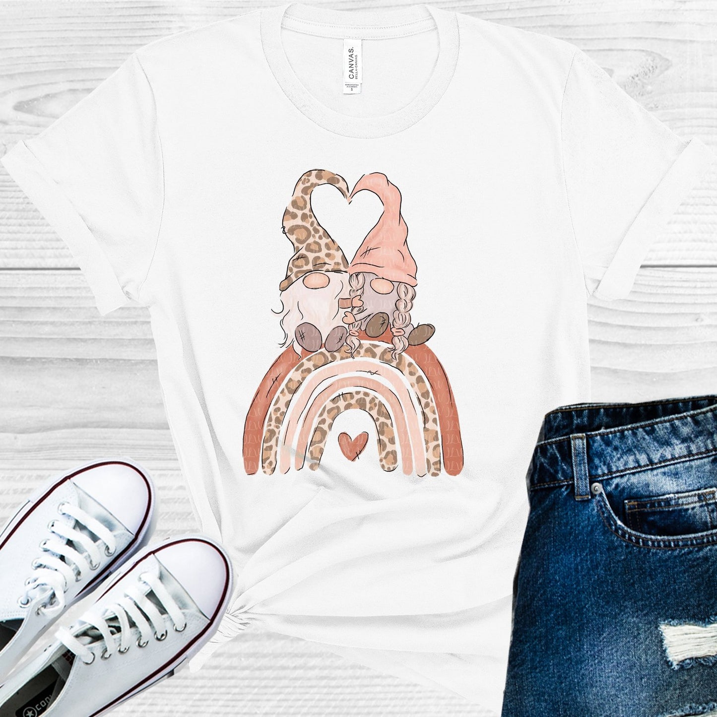 Valentine Gnomes Graphic Tee Graphic Tee