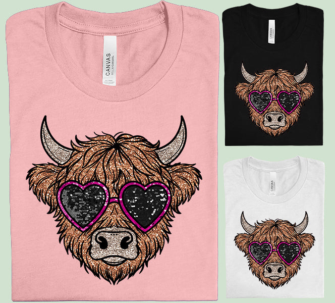 Highland Cow Graphic Tee