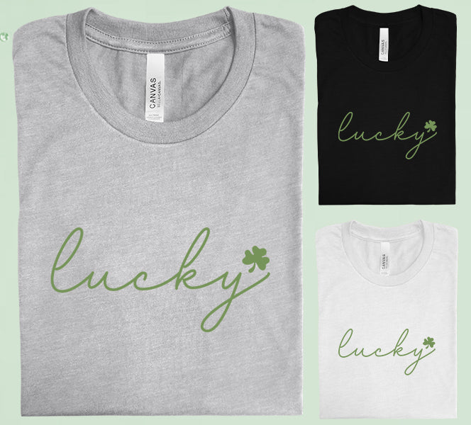Lucky Graphic Tee Graphic Tee