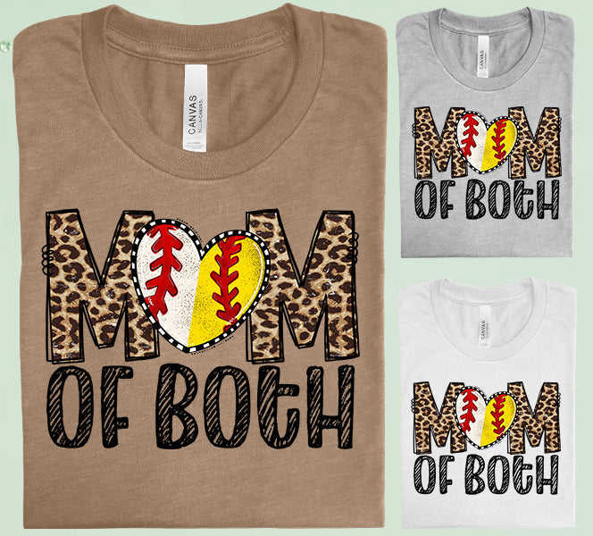 Mom Of Both Graphic Tee Graphic Tee