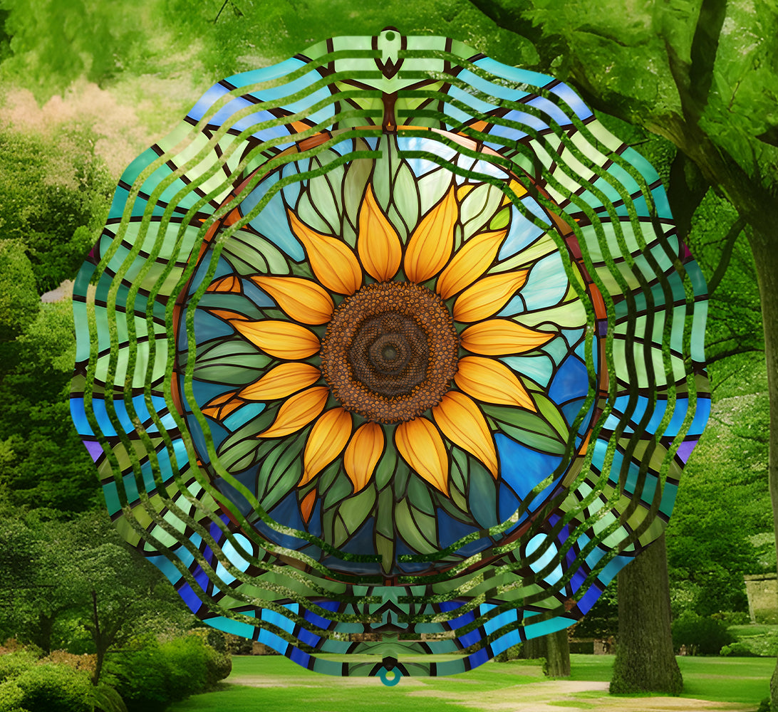 Sunflower Wind Spinner