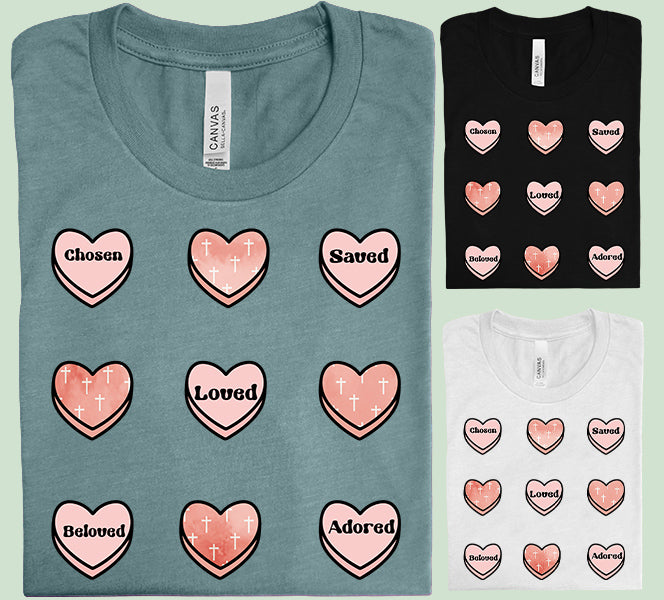 Jesus Hearts Graphic Tee
