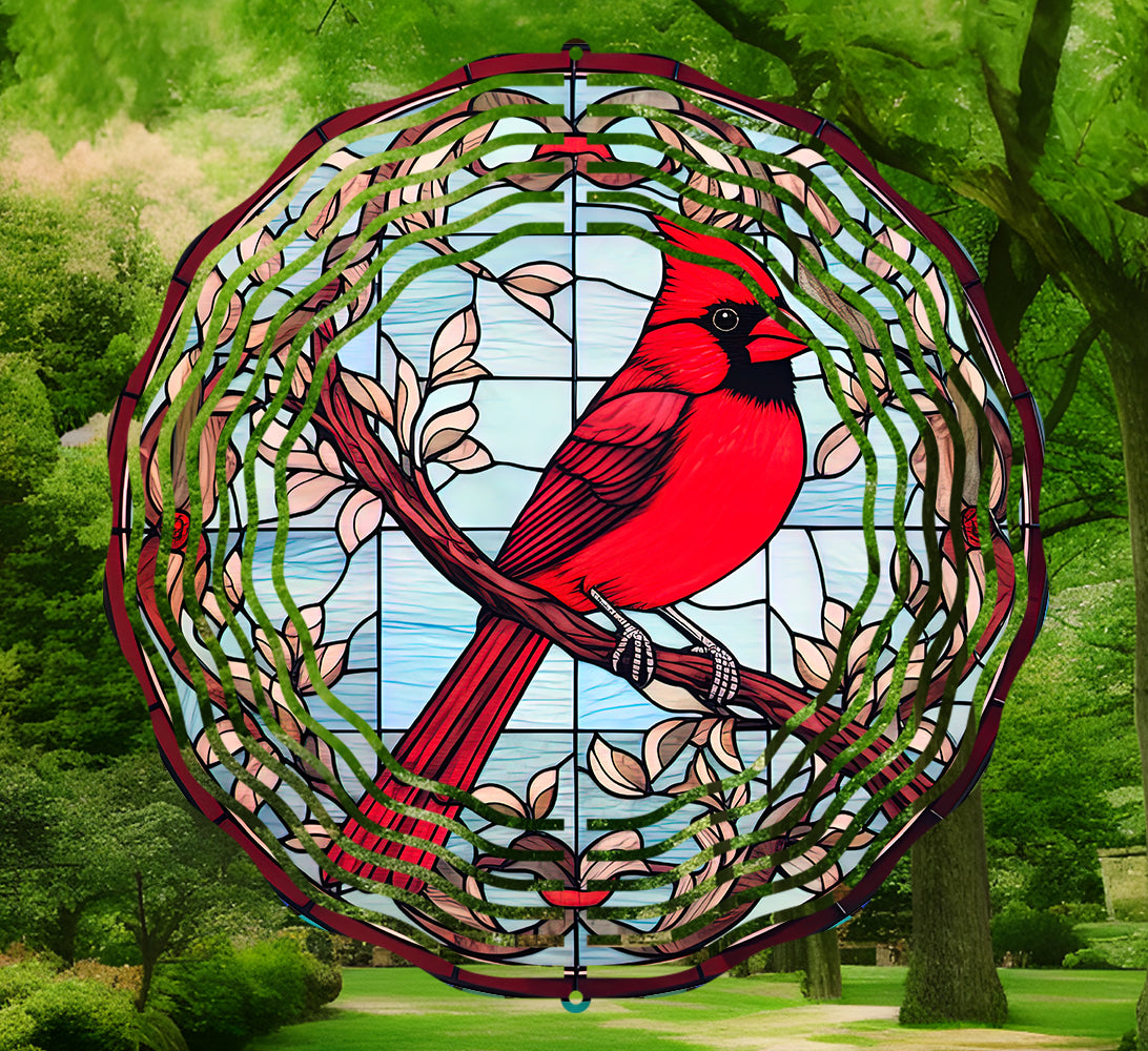 Cardinal Wind Spinner