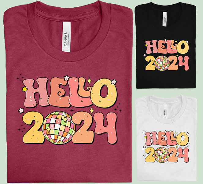 Hello 2024 Graphic Tee