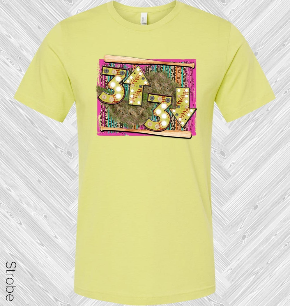 3 Up Down Graphic Tee Graphic Tee