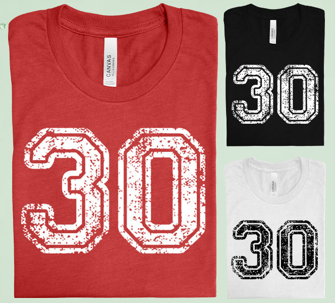 Player Number Customized Graphic Tee Graphic Tee