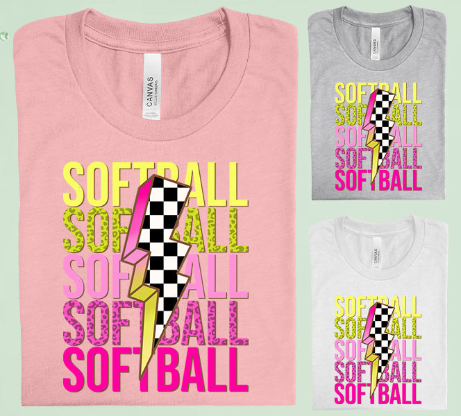 Softball Graphic Tee Graphic Tee