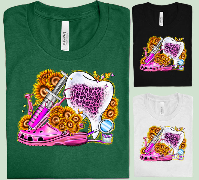 Dental Floral Graphic Tee