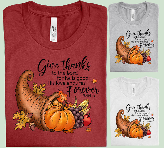 Give Thanks to the Lord Graphic Tee