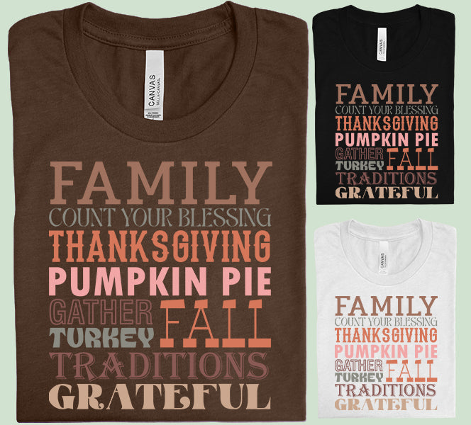 Count Your Blessing Graphic Tee