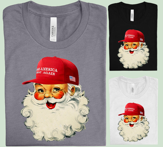 Make America Great Again Santa Graphic Tee