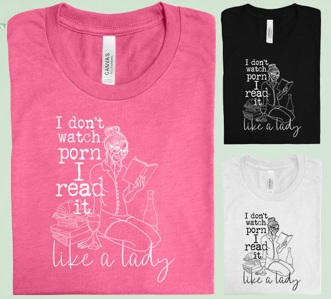 I Dont Watch P*** Graphic Tee Graphic Tee
