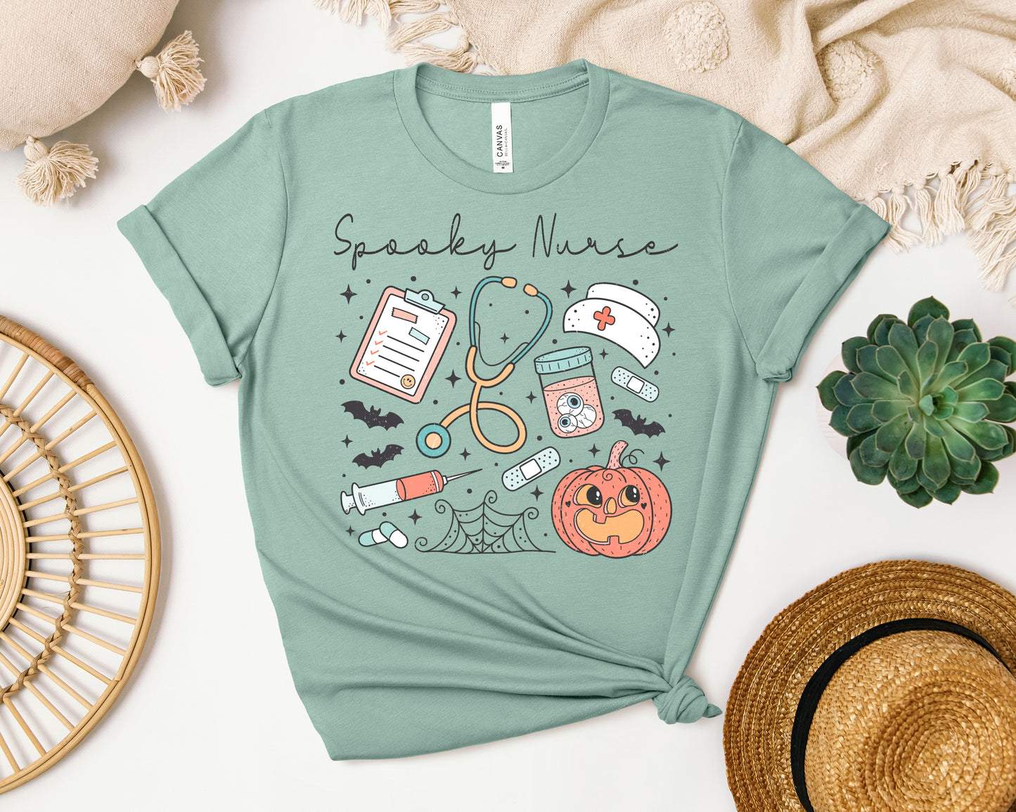 Spooky Nurse Graphic Tee
